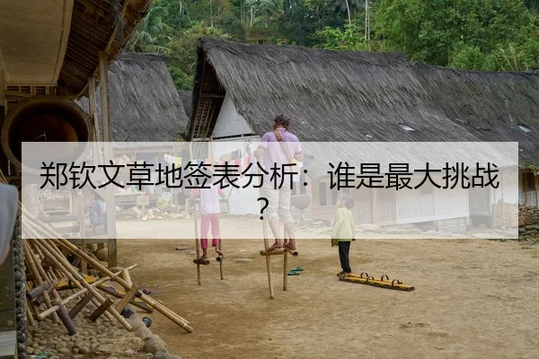 郑钦文草地签表分析：谁是最大挑战？